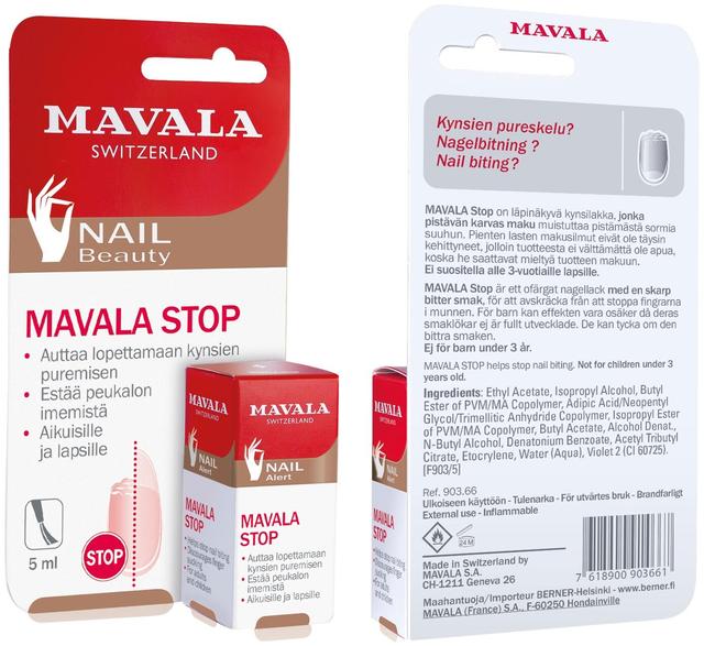 Mavala 5ml Stop estää kynsien pureskelun