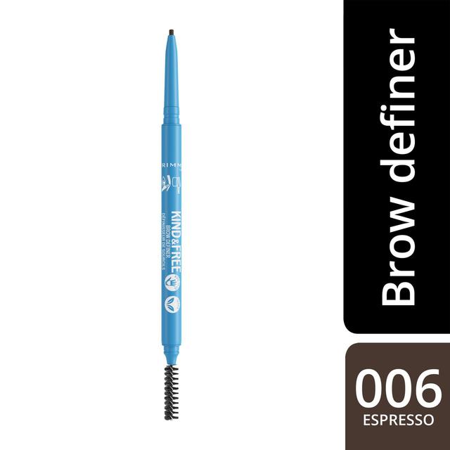 Rimmel Kind & Free Dual Ended Brow Definer 0,09 g 006 Espresso, kulmakynä