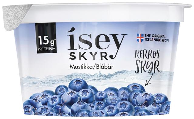 Isey Skyr Kerros Mustikka maitovalmiste 170g