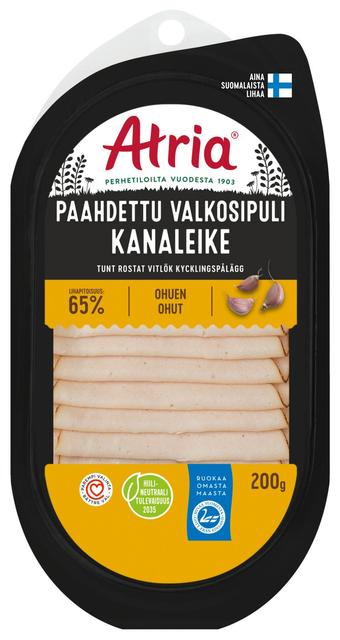 Atria Ohuen Ohut Paahdettu Valkosipuli Kanaleike 200g