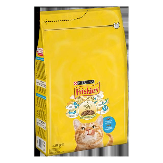 Friskies 3,5kg Adult Lohta ja Kasviksia kissanruoka