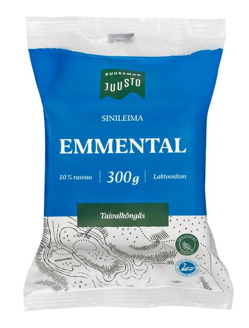 Kuusamon Juusto sinileima Emmental 300 g