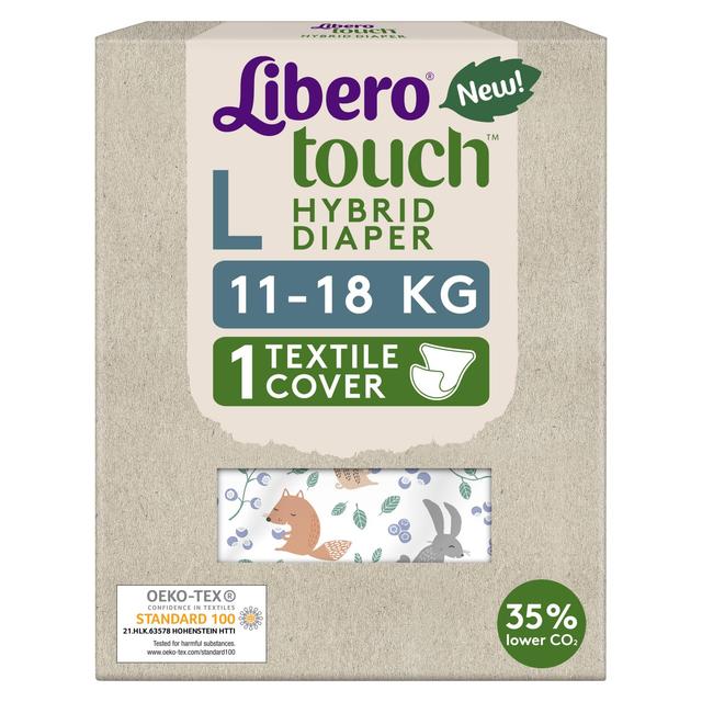 LIBERO Touch Hybrid, pestävä kankainen vaippahousu 1kpl, 11-18kg, koko L