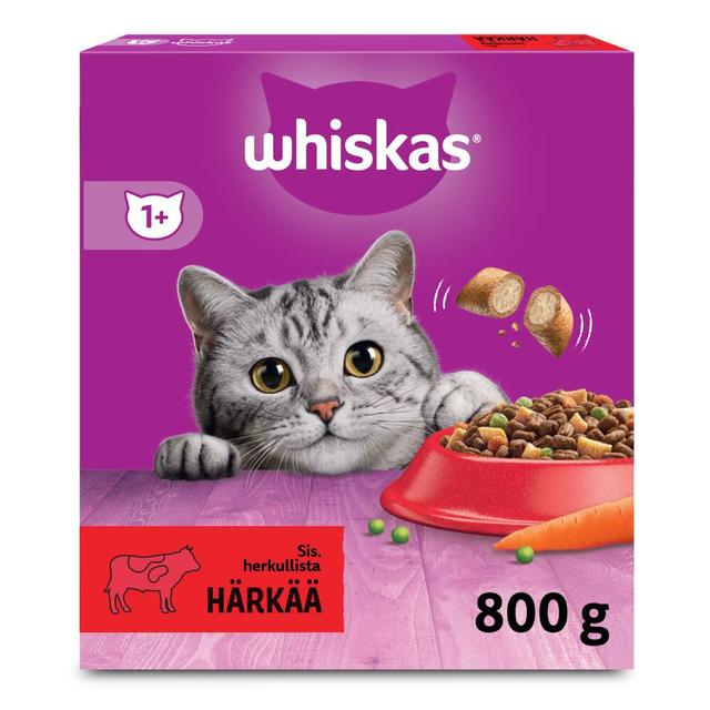 Whiskas 1+ Härkää 800g