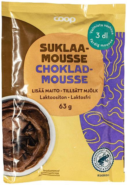 Coop suklaamousseainekset 63 g