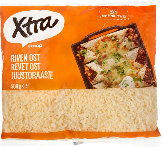 Xtra 500g juustoraaste 23% rasvaa