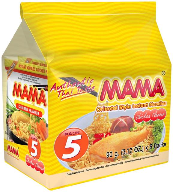 5x Mama Kanamakuinen nuudeli 90g