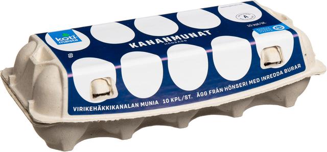 Kotimaista 580g kananmuna M10