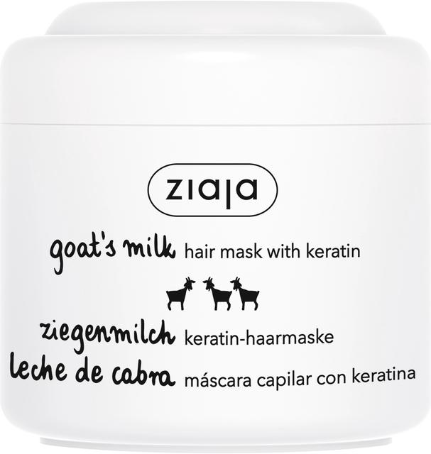 Ziaja Goat's Milk vahvistava hiusnaamio kuiville ja vaurioituneille hiuksille 200ml