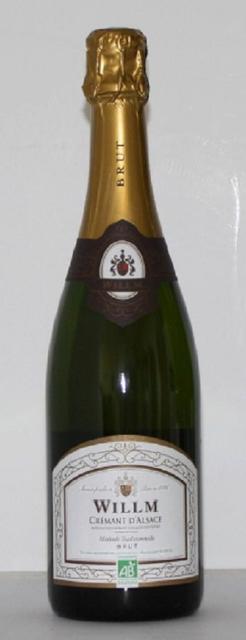 Willm Cremant D'Alsace Brut KPN kvaliteetvahuvein 12%vol 750ml