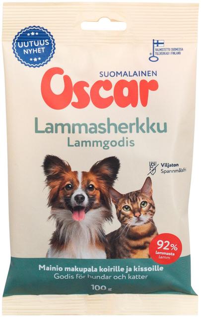 Oscar Lammasherkku koirille täydennysrehu 100g