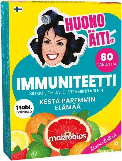 Makrobios Huono Äiti Immuniteetti 60 tablettia 54g