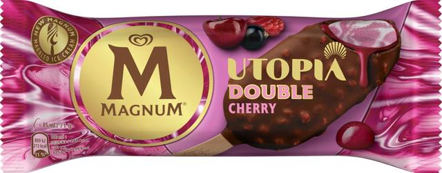 Magnum Double Cherry pulgajäätis, 85ml/71g