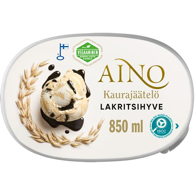 Aino Lakritsihyve vegaaninen kaurajäätelö 508g/850ml