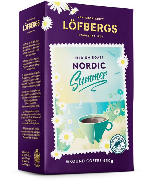 Löfbergs Nordic Suodatinkahvi 450 g Rainforest Alliance