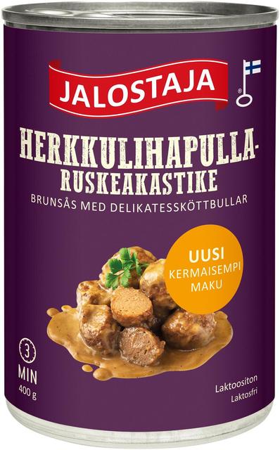 Jalostaja Herkkulihapullaruskeakastike 400g