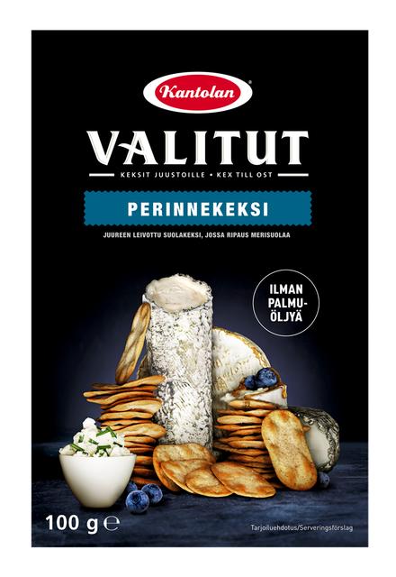 Kantolan Valitut Perinnekeksi juureen leivottu suolakeksi 100g