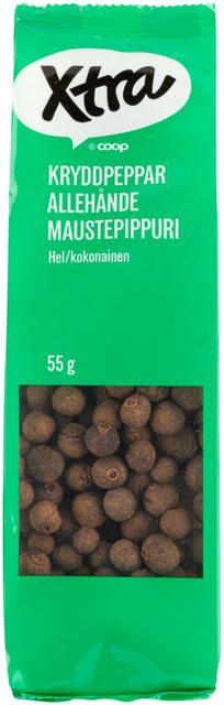 Xtra maustepippuri kokonainen 55 g