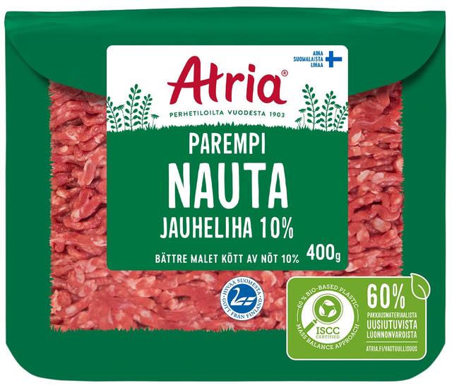 Atria Parempi Nauta Jauheliha 10% 400g