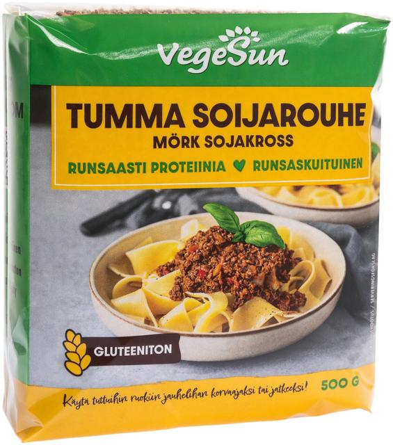 VegeSun soijarouhe tumma 500g