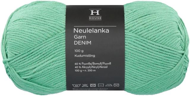 House lanka puuvillasekoite Denim 100 g Almond 11580