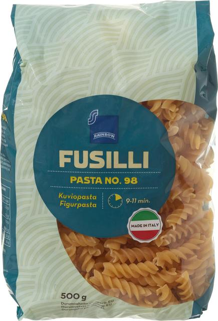 Rainbow 500g Fusilli kuviopasta