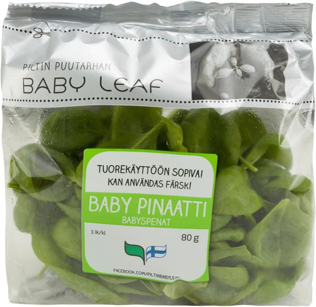 Piltin Puutarha Baby Pinaatti 80g Suomi