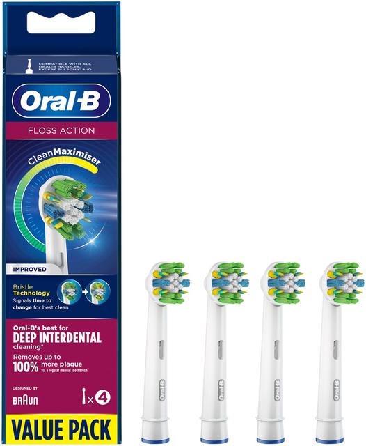 Oral-B Vaihtoharja FlossAction CleanMaximiser -tekniikalla 4kpl