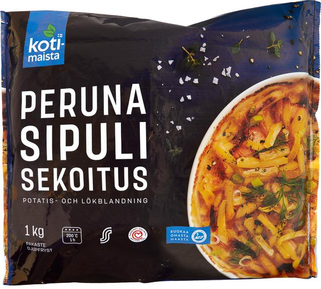 Kotimaista Peruna-sipulisekoitus pakaste 1kg