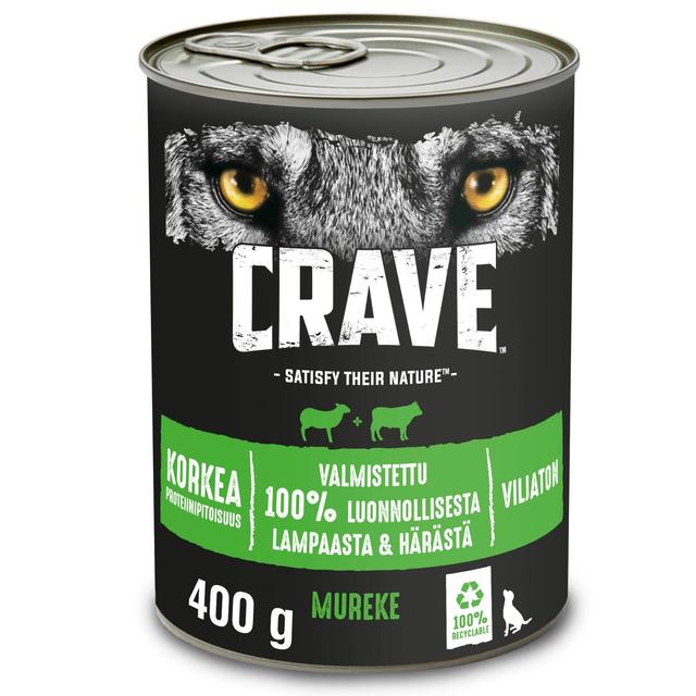 Crave 400g mureke Lammasta& Härkää