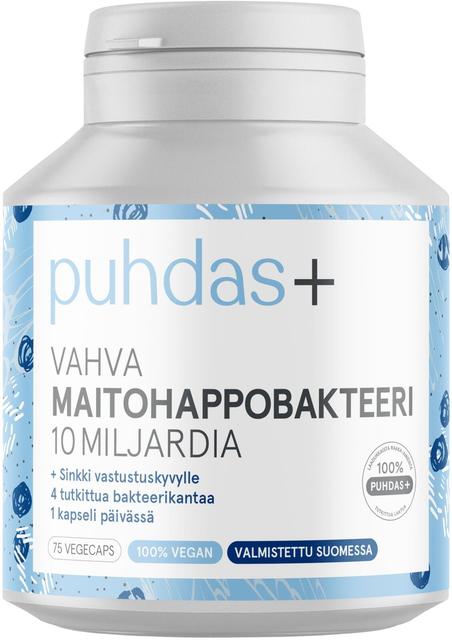 Puhdas+ Vahva maitohappobakteeri 10 miljardia 23g/75kaps