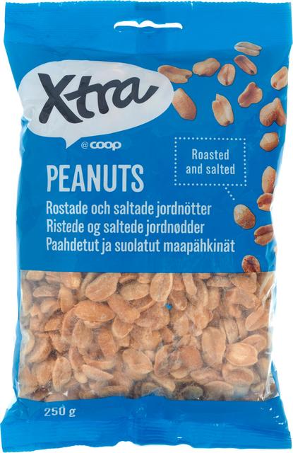 Xtra suolapähkinät 250 g