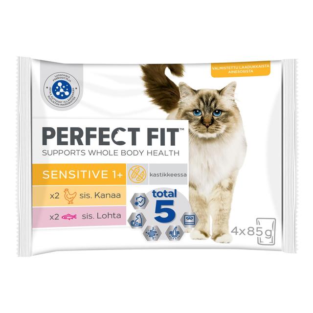 Perfect Fit Sensitive 1+ kastikelajitelma 4x85g