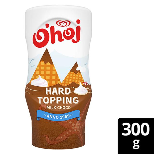 O'hoj Hard Topping Maitosuklaakastike 300g