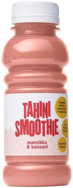 Baba Tahinismoothie Mansikka & banaani 250 ml