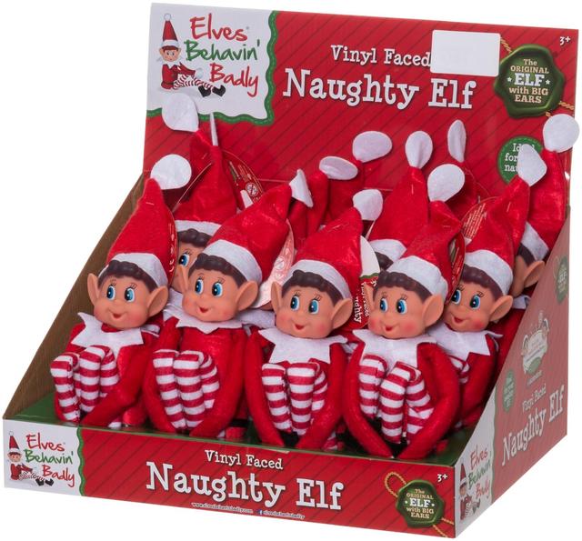 Elves Behavin´Badly Elfie-tonttu 30 cm display