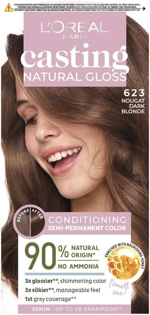 L'Oréal Paris Casting Natural Gloss 623 Blonde Miel kevytväri 1kpl