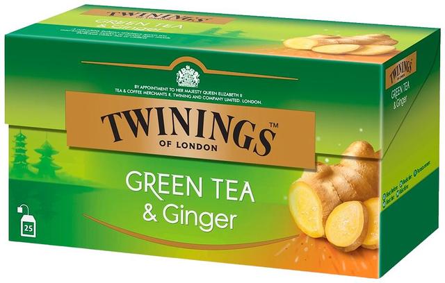 Twinings 25x1,6g Green Tea & Ginger Tee