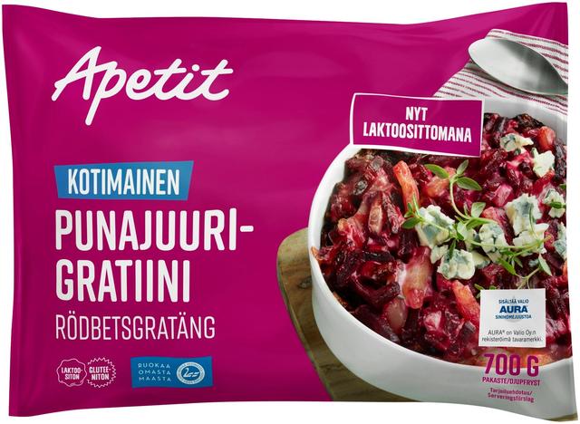 Apetit Kotimainen Punajuurigratiini pakaste 700g