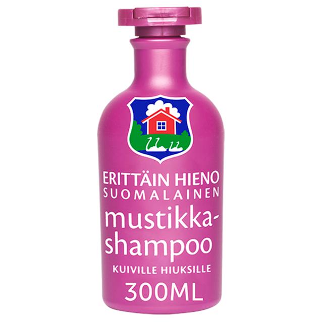 Erittäin Hieno Suomalainen Mustikkashampoo 300ml