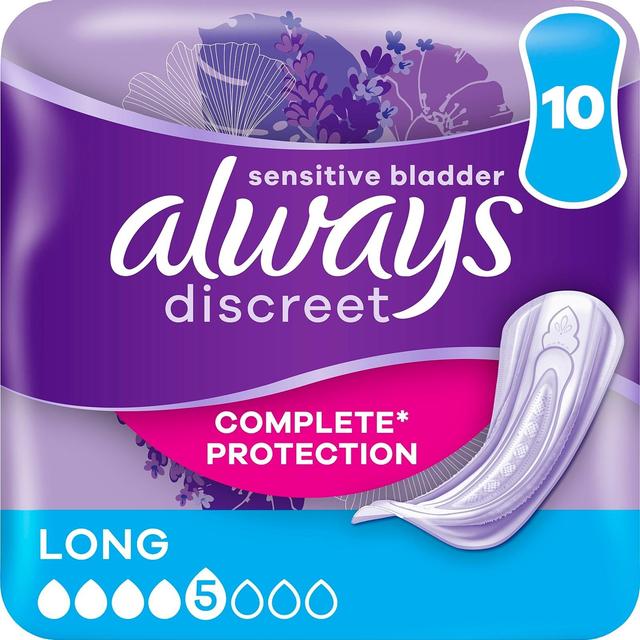 Always Discreet Long 10kpl inkontinenssiside