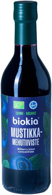 Biokia Luomu mustikkamehutiiviste 350ml