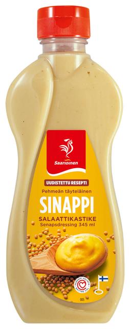 Saarioinen Sinappisalaattikastike 345ml