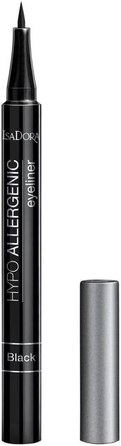 IsaDora Hypo-Allergenic Eyeliner 30 Black nestemäinen silmänrajaus 3 ml