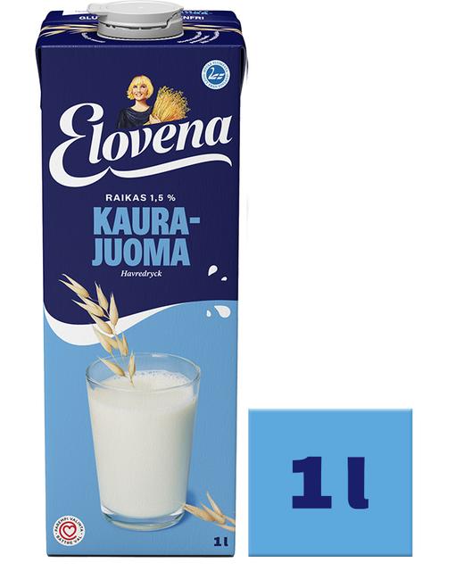 Elovena 1l kaurajuoma 1,5%