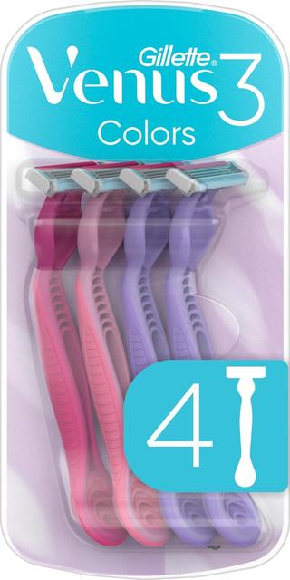 Gillette Venus3 Colors 4kpl varsiterä