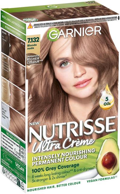 Garnier Nutrisse Ultra Creme 7.132 Blonde Nude Keskivaalea kestoväri 1kpl