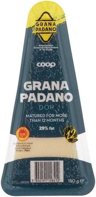 Coop Grana Padano juusto 150 g