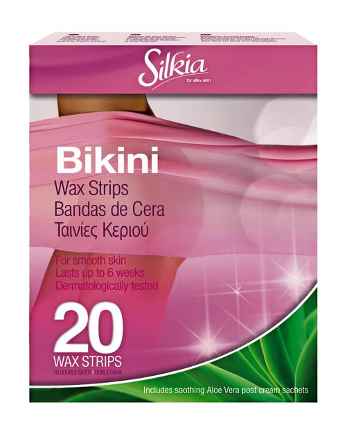 Silkia Bikini 20kpl kylmävahaliuska intiimialueelle