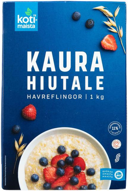 Kotimaista kaurahiutale 1 kg